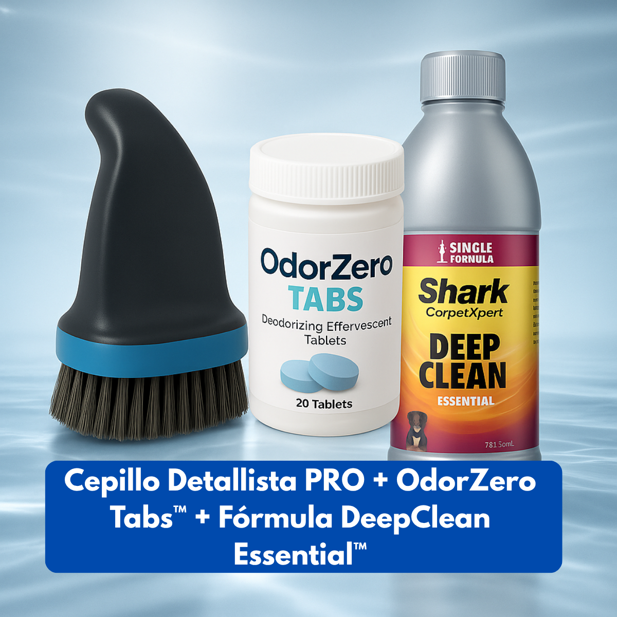 PACK PREMIUM - DEEP CLEAN + ODORZERO TABS + CEPILLO MULTIUSO