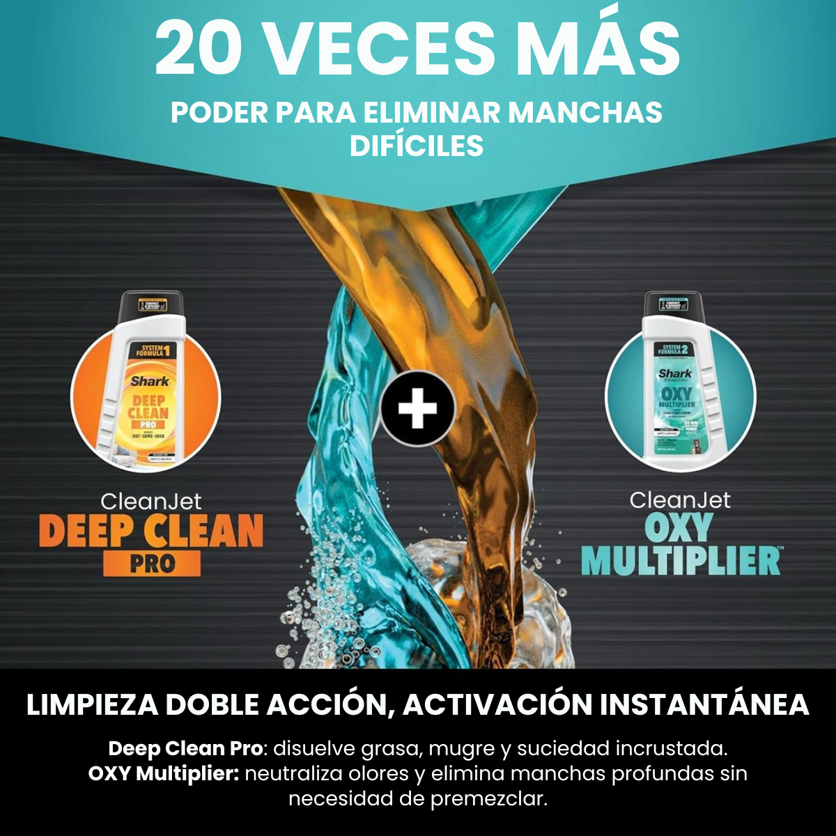 Aspiradora CleanJet - Libera tu espacio de olores y machas