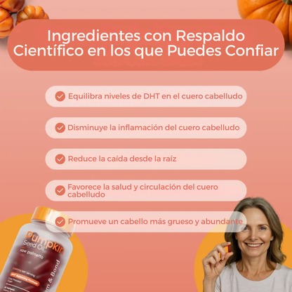 Aceite Pumpkin Seed  - Menos caída, más vida