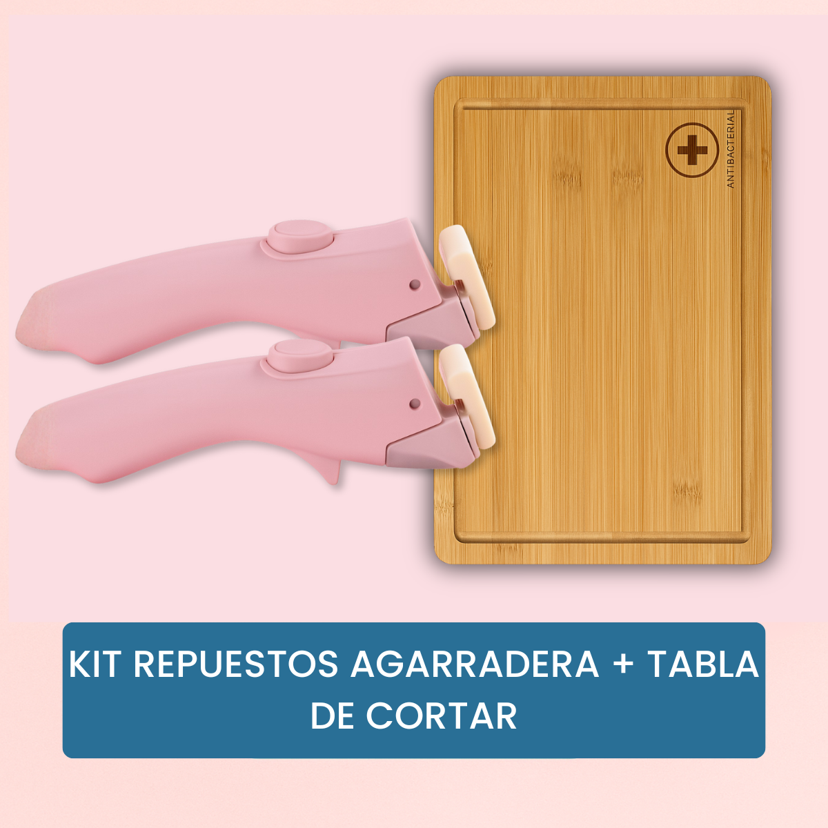 KIT REPUESTO AGARRADERA + TABLA DE CORTAR