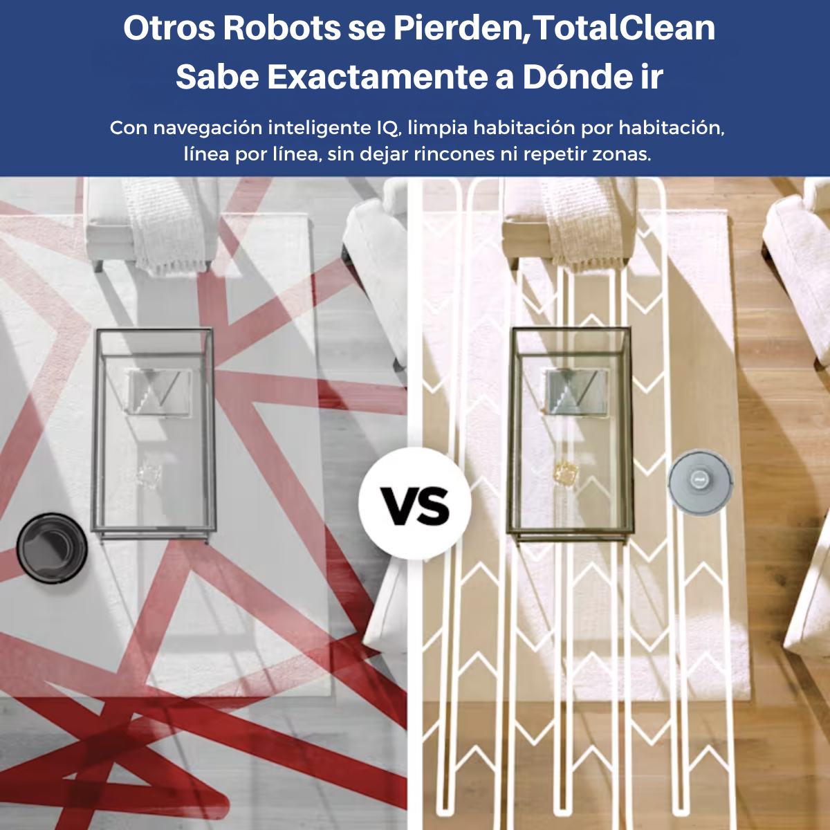 Aspiradora Robot TotalClean - Limpieza inteligente para cada rincón
