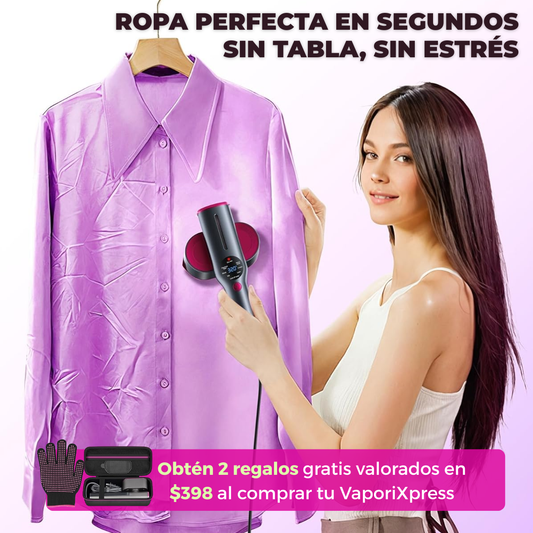 VaporiXpress - Adiós arrugas al instante con vapor real que penetra