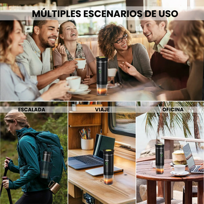 Zpress – Cafetera Espresso Portátil Todo-en-Uno
